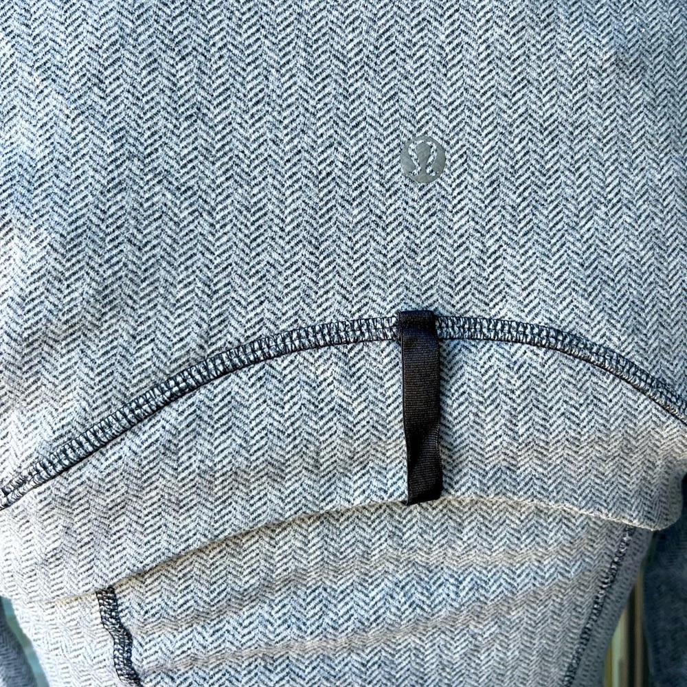 Lululemon Define Jacket - Heathered Herringbone Black White - Picture 8 of 9